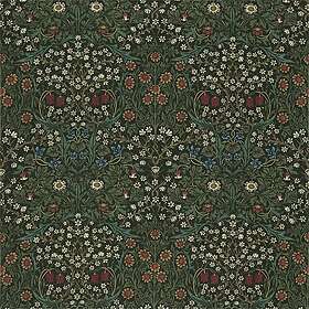 William Morris Blackthorn Green Tyg