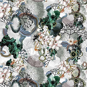 Christian Lacroix Algae Bloom Pearl Tyg