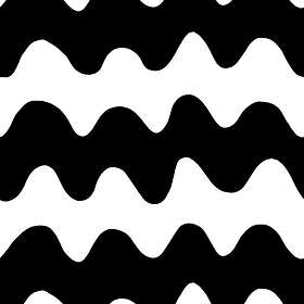 Marimekko Lokki Svart/Vit Tyg