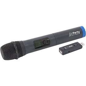 Party Light & Sound Trådlös handhållen mikrofon / USB