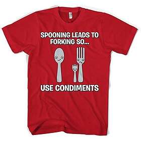 Spooning Leads To Forking T-Shirt (Herr)