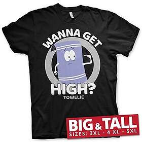 South Park / Towelie - Wanna Get High Big & Tall T-Shirt (Herr)