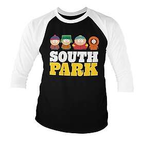 South Park Baseball 3/4 Sleeve Tee, Long Sleeve T-Shirt (Herr)