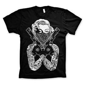 Marilyn Monroe Gangsta Pose T-Shirt (Herr)