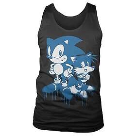 Sonic and Tails Sprayed Tank Top (Herr)