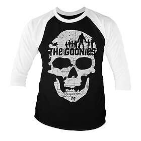The Goonies Skull Baseball 3/4 Sleeve Tee, Long Sleeve T-Shirt (Herr)