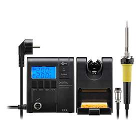 Goobay -PS EP6 digital soldering station, black, Standing Box For carryi