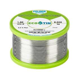 Felder Löttechnik ISO-Core Ultra-Clear Sn100Ni+ Lödtenn, blyfri Spole Sn99,25Cu0,7Ni0,05 0,500kg 1 mm