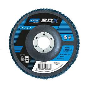 Norton Lamellrondell BDX 125x22,23mm K80, konisk