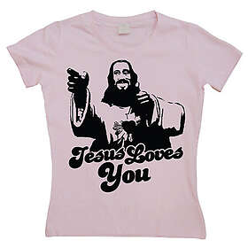 Jesus Loves You! Girly T-shirt (Dam)