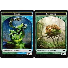 Magic the Gathering löskort: Commander 2015: Snake / Saproling Token