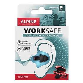 Alpine WorkSafe hörselskydd för buller på arbetet