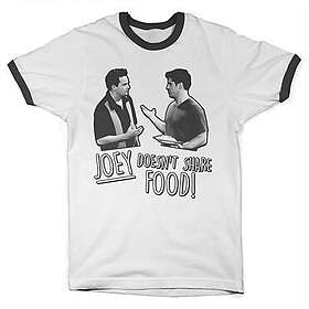 Friends Joey Doesn't Share Food Ringer Tee T-Shirt (Herr)