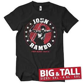John Rambo BOW Big & Tall T-Shirt (Herr)