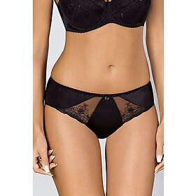 Snygg Trosa Med Spetsinfällning Hortensja Svart