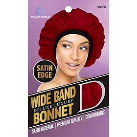 Satin Edge Dream World Wide Band Deluxe Luxury Bonnet