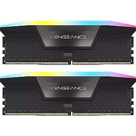 Corsair Vengeance RGB Black DDR5 6400MHz 2x32GB (CMH64GX5M2B6400C32)