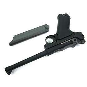 WE Airsoft Luger P08 M 6" GBB Full Metal