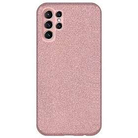 Samsung Galaxy S23 ULTRA Skal Glitter Rosa