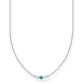 Thomas Sabo halsband turquoise stone KE2093-405-17-L42V