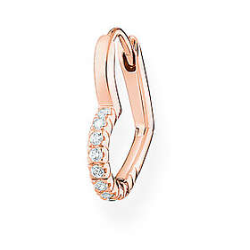 Thomas Sabo heart rose gold örhänge CR693-416-14