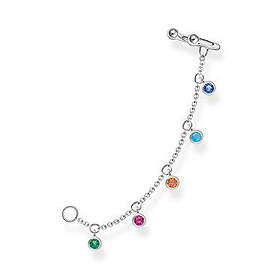 Thomas Sabo helix örhänge colourful stones, silver EC0025-477-7