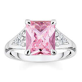 Thomas Sabo Heritage pink enstens ring TR2362-051-9-54