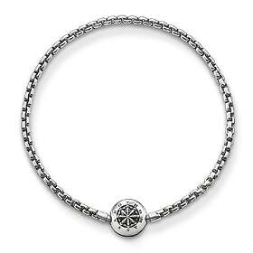 Thomas Sabo Karma Bead armband svärtat KA0002-001-12 20cm