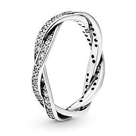 Pandora Spakling Twisted Lines ring 190892CZ-50