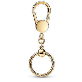 Pandora Moments Small Bag Charm Holder 14k gold-plated hållare 362237C00