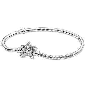 Pandora Moments Star Clasp Snake Chain Bracelet armband 599639C01-17