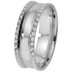 Koh-I-Noor 013-925V Ring vitguld Elena 18½