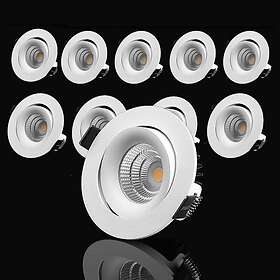 Designlight Downl JT-3010MW Tilt 7W 3000K 10-pack