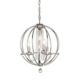 Elstead Lighting Cassie ljuskrona (Polerad nickel)