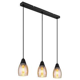 Globo Lighting Reid 3L pendel (Mattsvart)