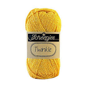 Scheepjes Twinkle Garn Glimmer 936 Currygul