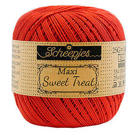 Scheepjes Maxi Sweet Treat Garn Unicolor 390 Poppy Rose