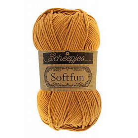 Scheepjes Softfun Garn Unicolor 2621 Curry