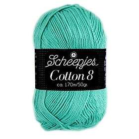 Scheepjes Cotton 8 Garn Unicolor 665 Sjögrön