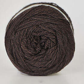 Hjertegarn Â Organic 350 Garn Färg 4001 Mörkbrun