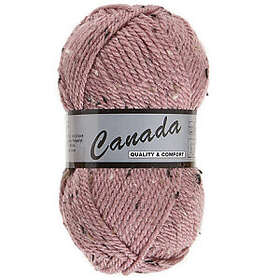 Lammy Yarns Canada Garn Mix 485 Pink/Natur/Brun