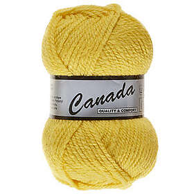 Lammy Yarns Canada Garn Unicolor 372 Gul