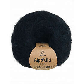 Navia Alpacka Garn 807 Svart