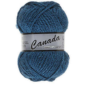 Lammy Yarns Canada Garn Unicolor 456 Petrol Blå