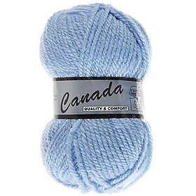 Lammy Yarns Canada Garn Unicolor 011 Babyblå