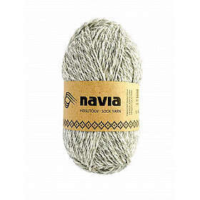 Navia Strumpgarn 513 Ljus Grå Melerat