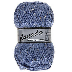 Lammy Yarns Canada Garn Mix 455 Blue/Natur/Brun