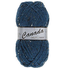 Lammy Yarns Canada Garn Mix 464 Petrol Blue/Natur/Brun