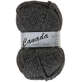 Lammy Yarns Canada Garn Unicolor 002 Koksgrå