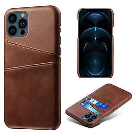 Läderskal Med Kortfack iPhone 13 Pro Max Brun